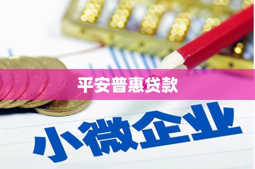 北市平安普惠贷款