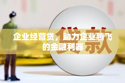 礼县企业经营贷，助力企业腾飞的金融利器