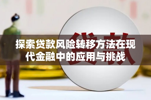 龙文探索贷款风险转移方法在现代金融中的应用与挑战
