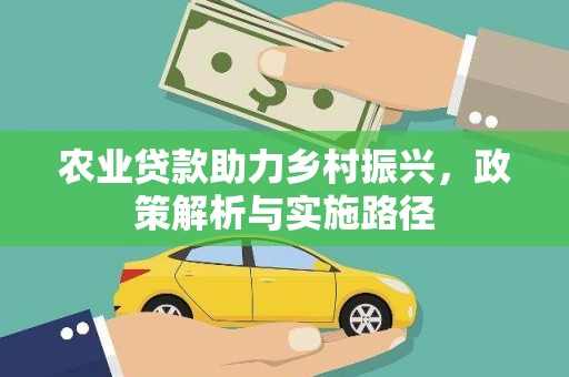 高要农业贷款助力乡村振兴，政策解析与实施路径