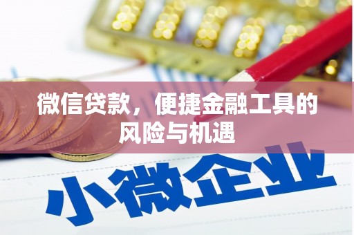 青神微信贷款，便捷金融工具的风险与机遇