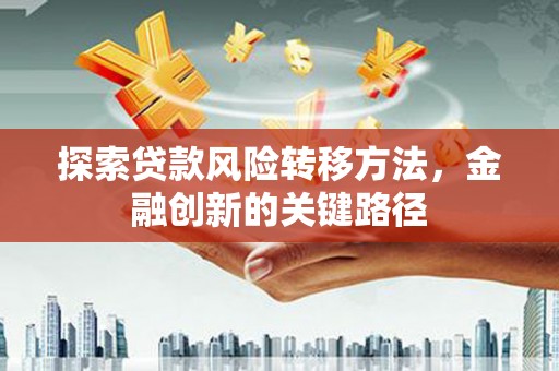 邯山探索贷款风险转移方法，金融创新的关键路径