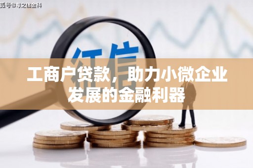 丰宁工商户贷款，助力小微企业发展的金融利器