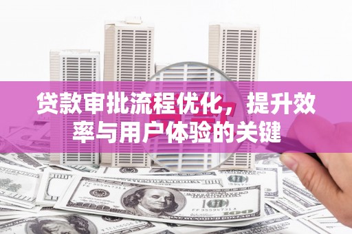 阜康贷款审批流程优化，提升效率与用户体验的关键