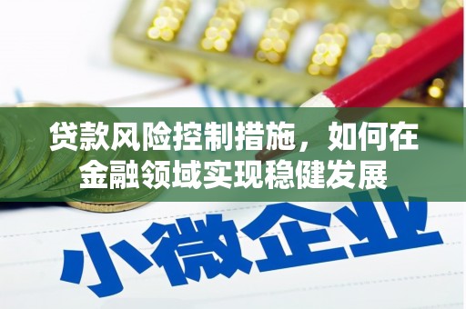 宝应贷款风险控制措施，如何在金融领域实现稳健发展
