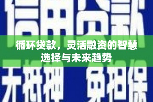 临漳循环贷款，灵活融资的智慧选择与未来趋势
