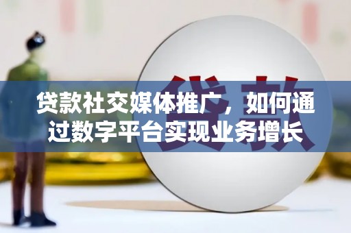 里港贷款社交媒体推广，如何通过数字平台实现业务增长