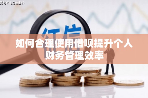 巴音郭楞蒙古如何合理使用借呗提升个人财务管理效率