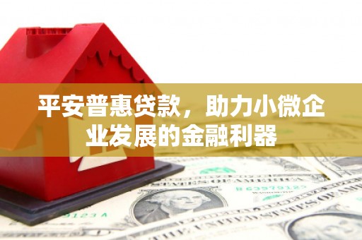 交口平安普惠贷款，助力小微企业发展的金融利器