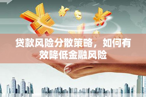 贵定贷款风险分散策略，如何有效降低金融风险