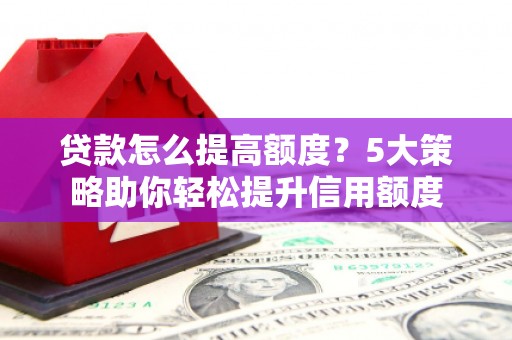 树林贷款怎么提高额度？5大策略助你轻松提升信用额度