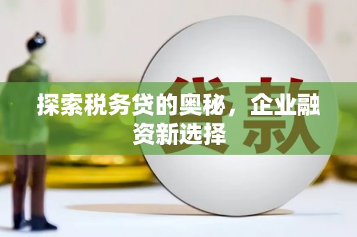九龙城探索税务贷的奥秘，企业融资新选择