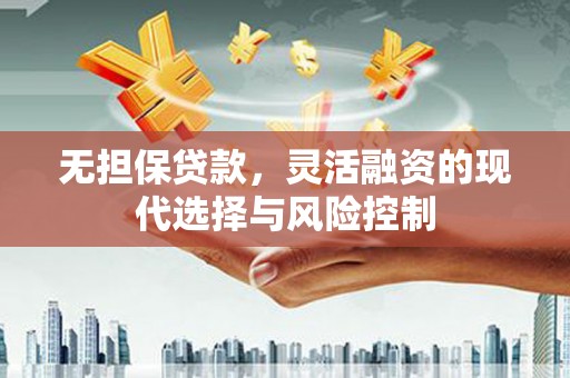 驿城无担保贷款，灵活融资的现代选择与风险控制