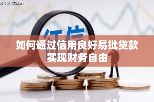 宝塔如何通过信用良好易批贷款实现财务自由