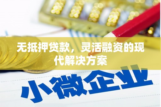 利州无抵押贷款，灵活融资的现代解决方案