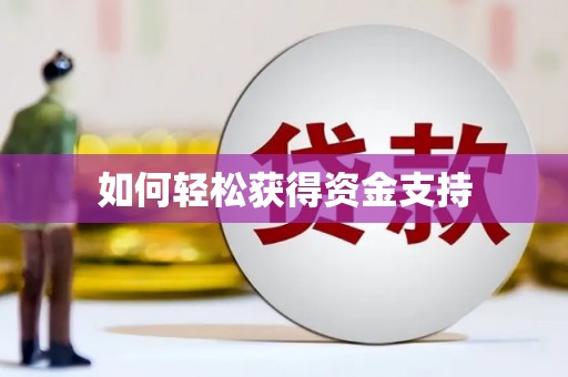 新洲如何轻松获得资金支持