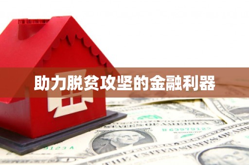 海东助力脱贫攻坚的金融利器