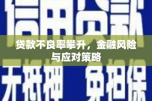 吴堡贷款不良率攀升，金融风险与应对策略
